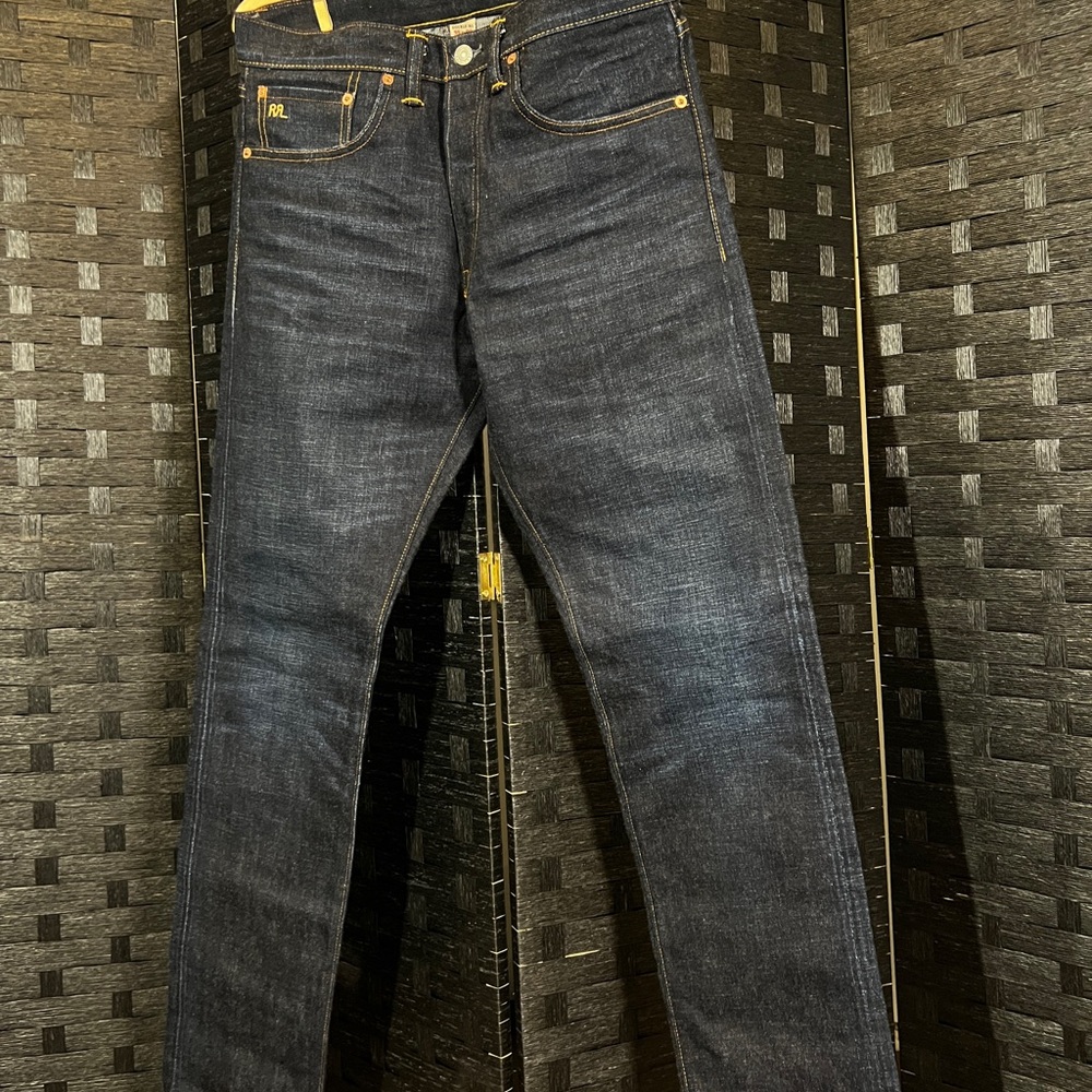 RRL Slim Fit Rinse Selvedge Denim Jean